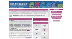 Desktop Screenshot of chatsmileys.de