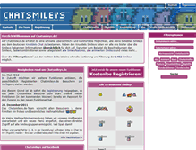 Tablet Screenshot of chatsmileys.de